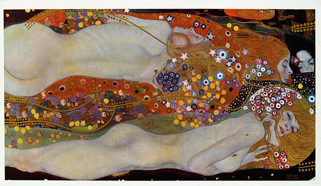 Gustav Klimt Water Serpents